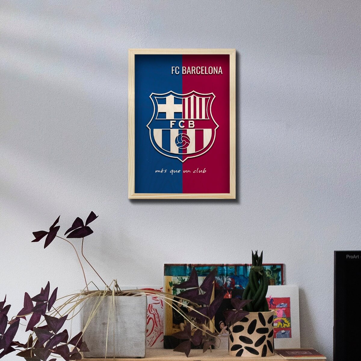 FC Barcelona Wooden Wall Art – Bigsmall.in