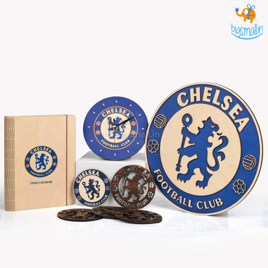 Chelsea FC - Premium Notebook (A5) & Ballpoint Pen - Official Merchandise -  Gift for Football Fans