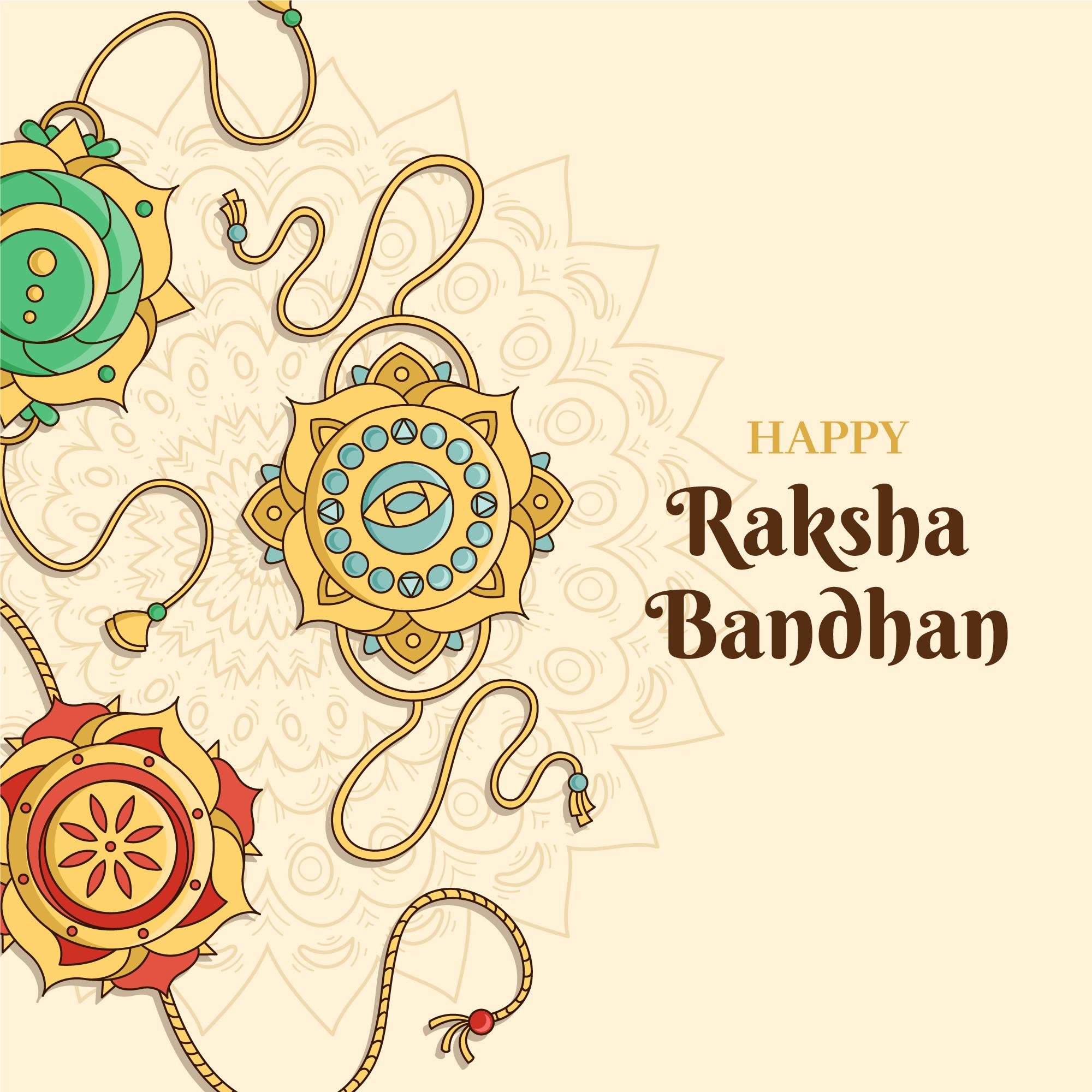 Raksha Bandhan Gifts with Family Set Rakhi to India | Free Shipping