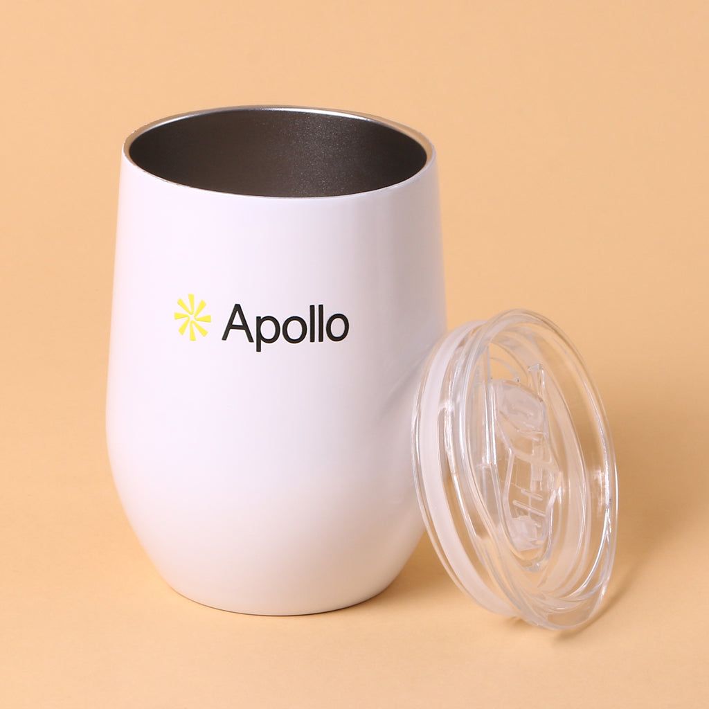 Apollo - Customized White Tumbler Flask