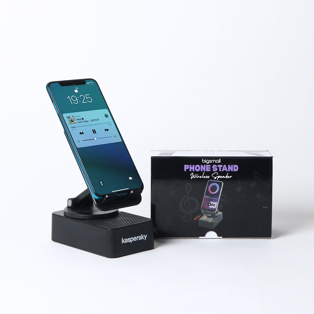 Kaspersky - Customized Phone Holder with Bluetooth Speaker