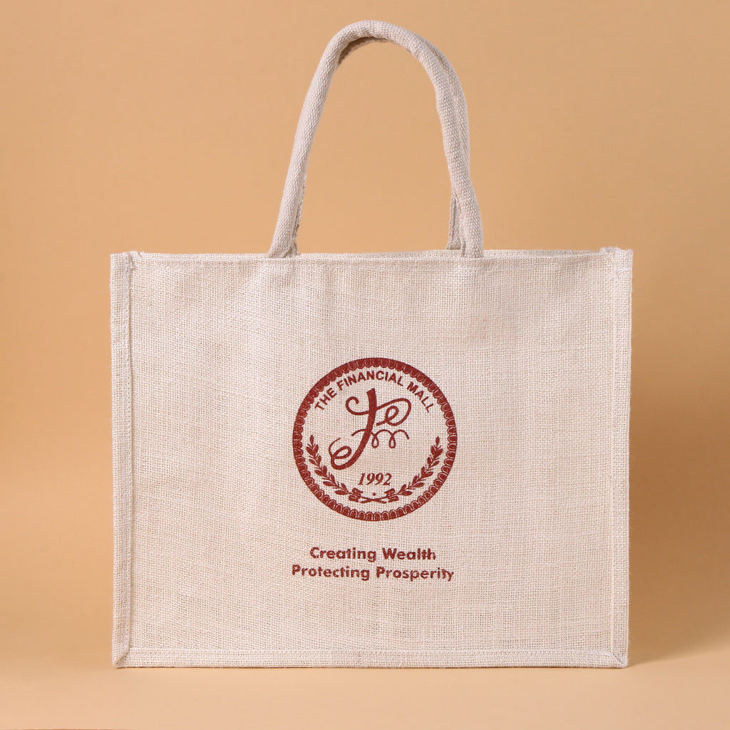 The Financial Mall - Customized Jute Bag