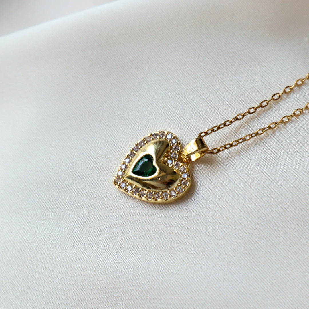 Charm Heart 18K Gold Plated Necklace