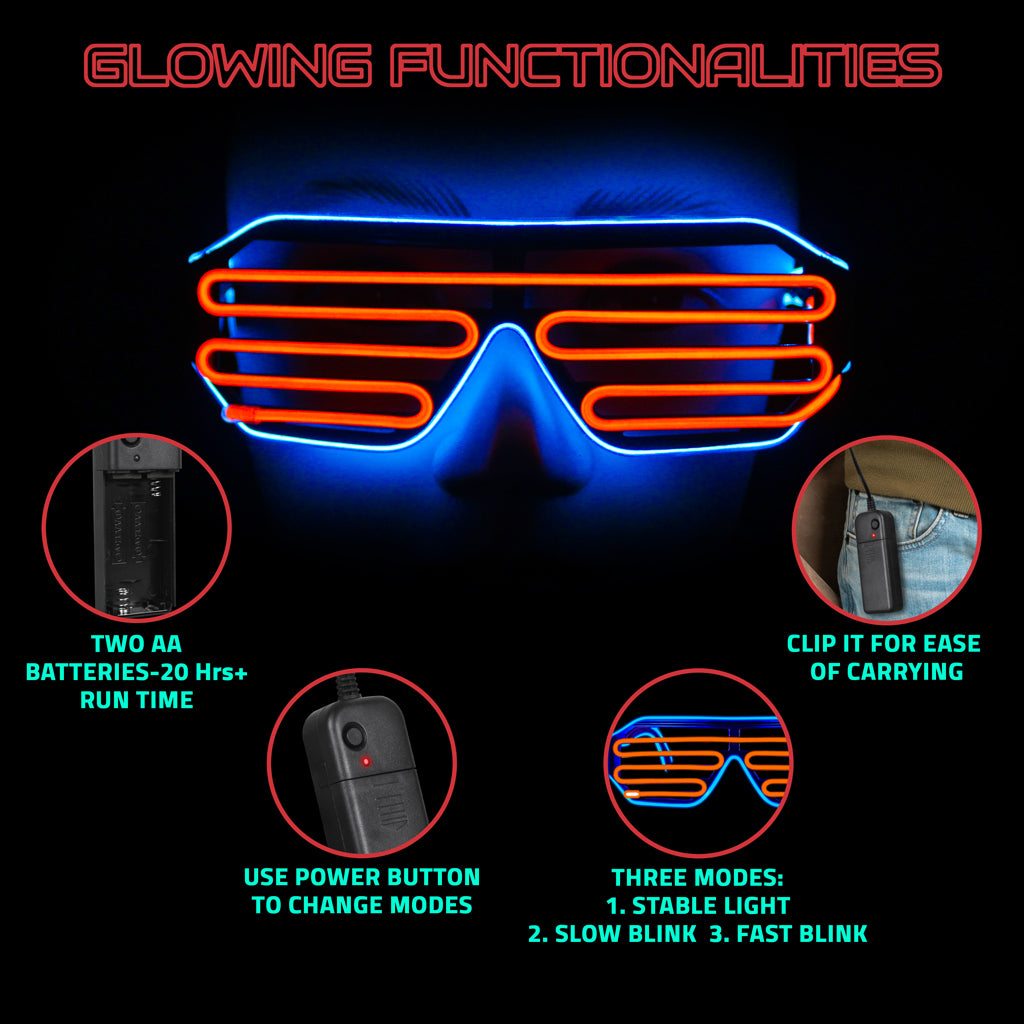 Rave Shade LED Glass