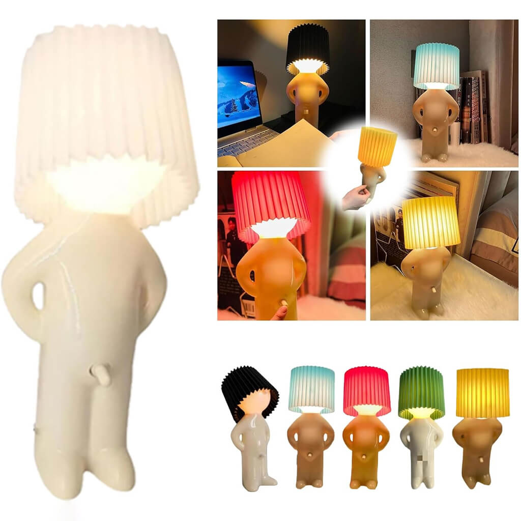 Funny Shy Boy Lamp