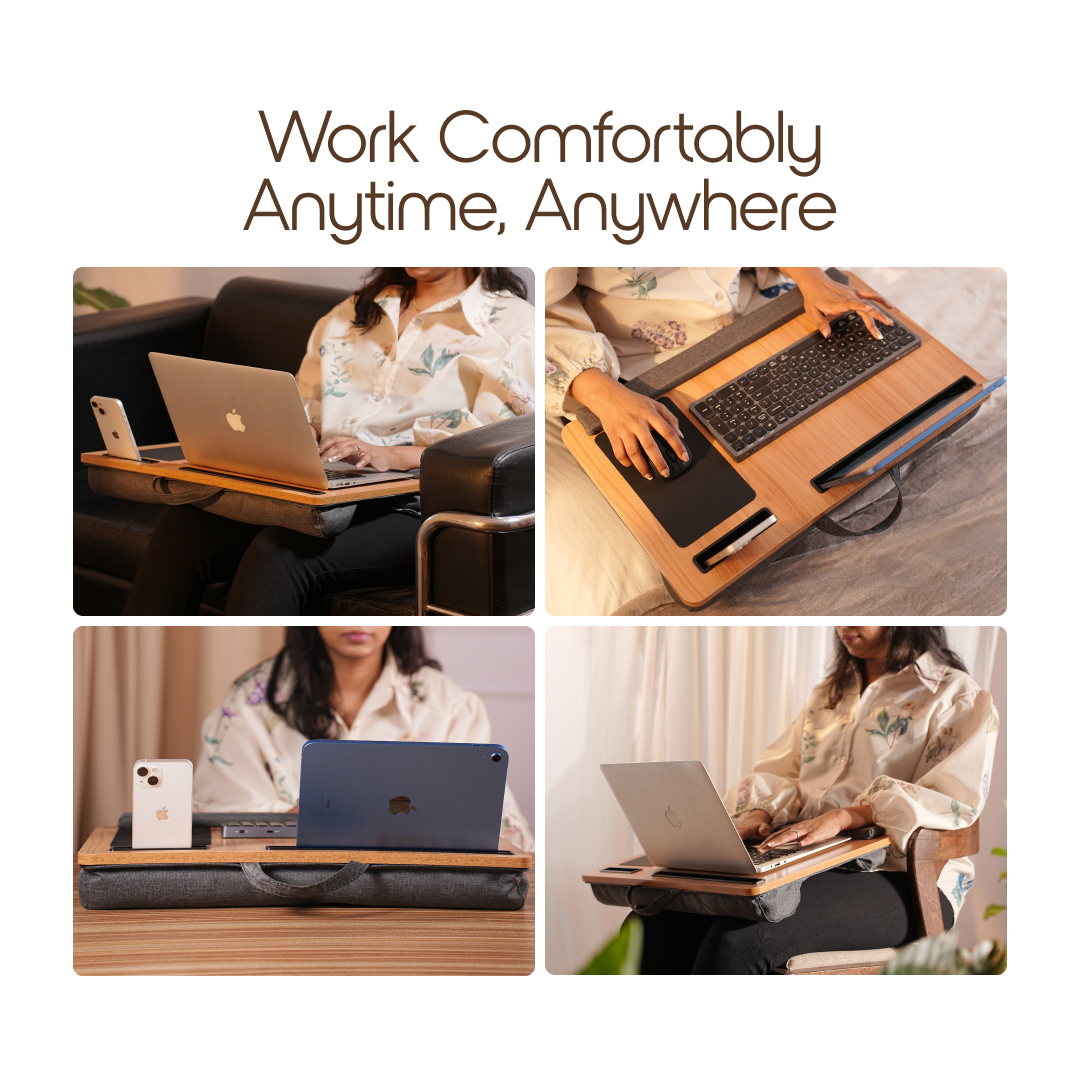 Portable Laptop Desk With Cushion