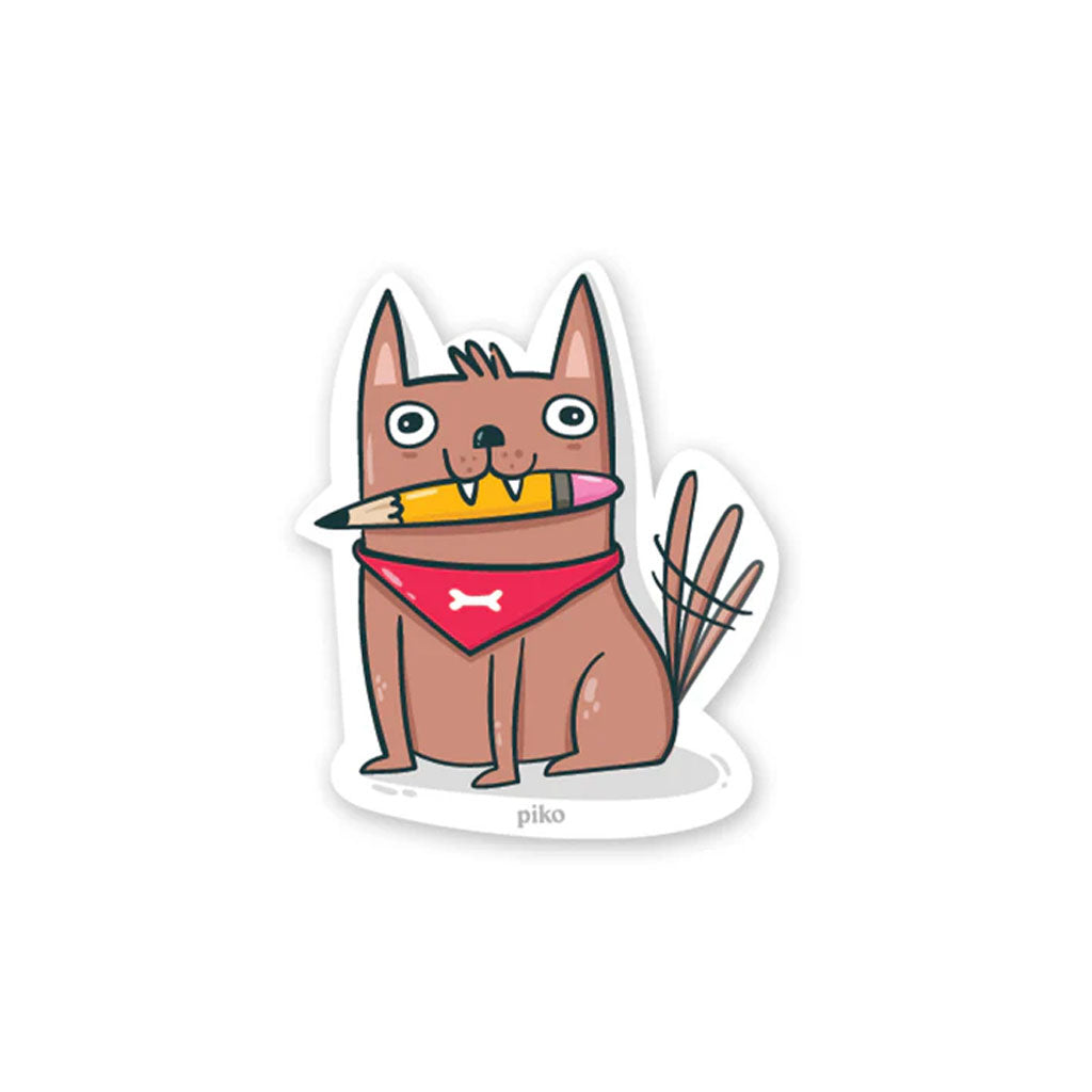 Dog Pencil Sticker