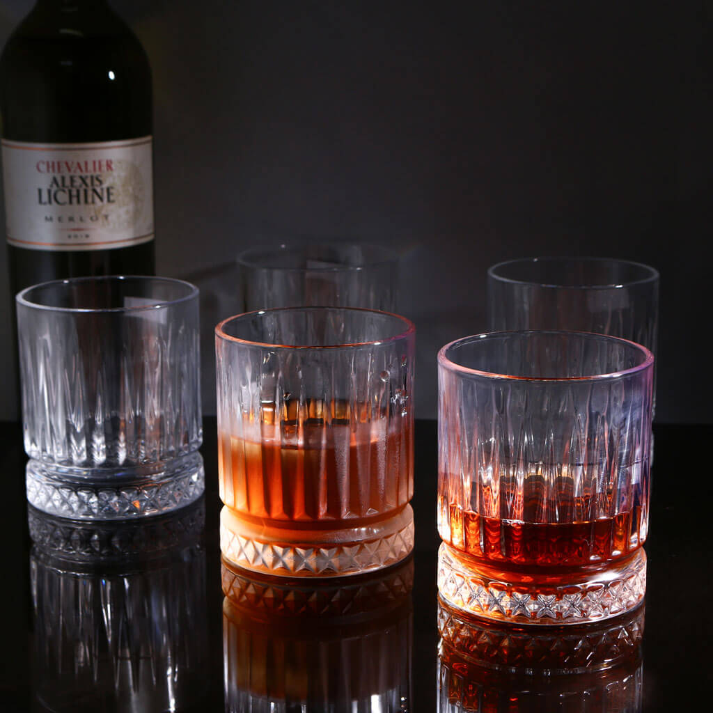 Classic Crystal Whiskey Glasses - Set of 6