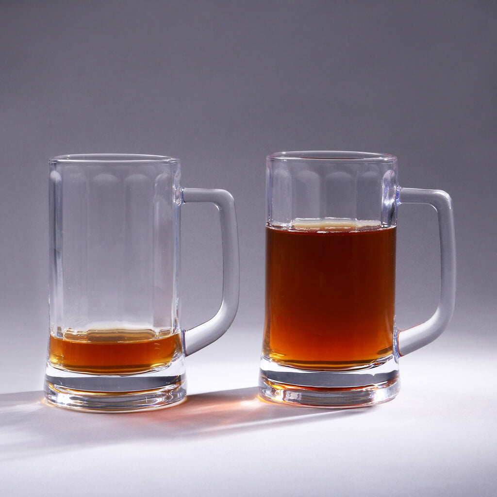 Crystal Clear Beer Mug - Set of 6