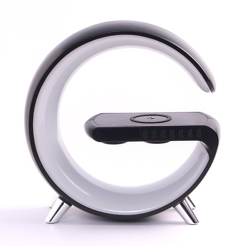 G Lamp with Speaker, Clock and Wireless Charger