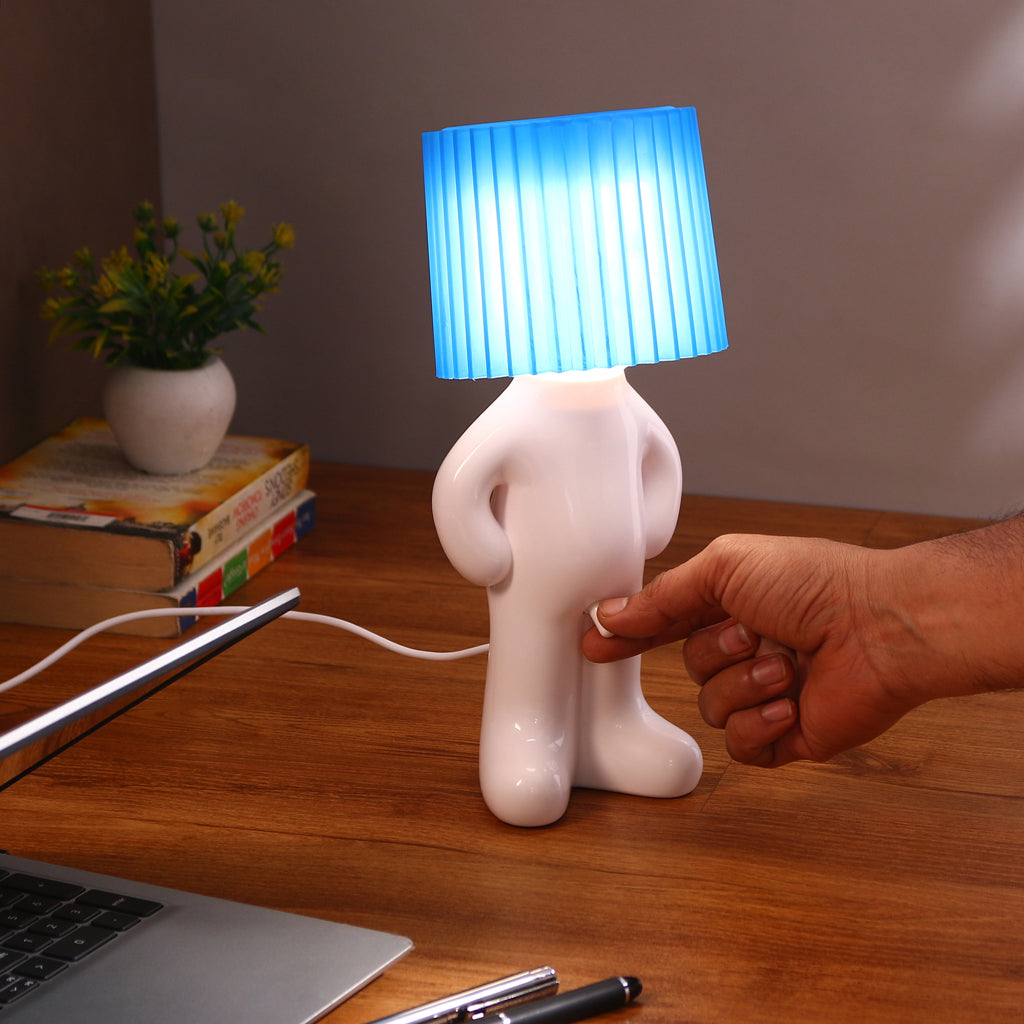 Funny Shy Boy Lamp