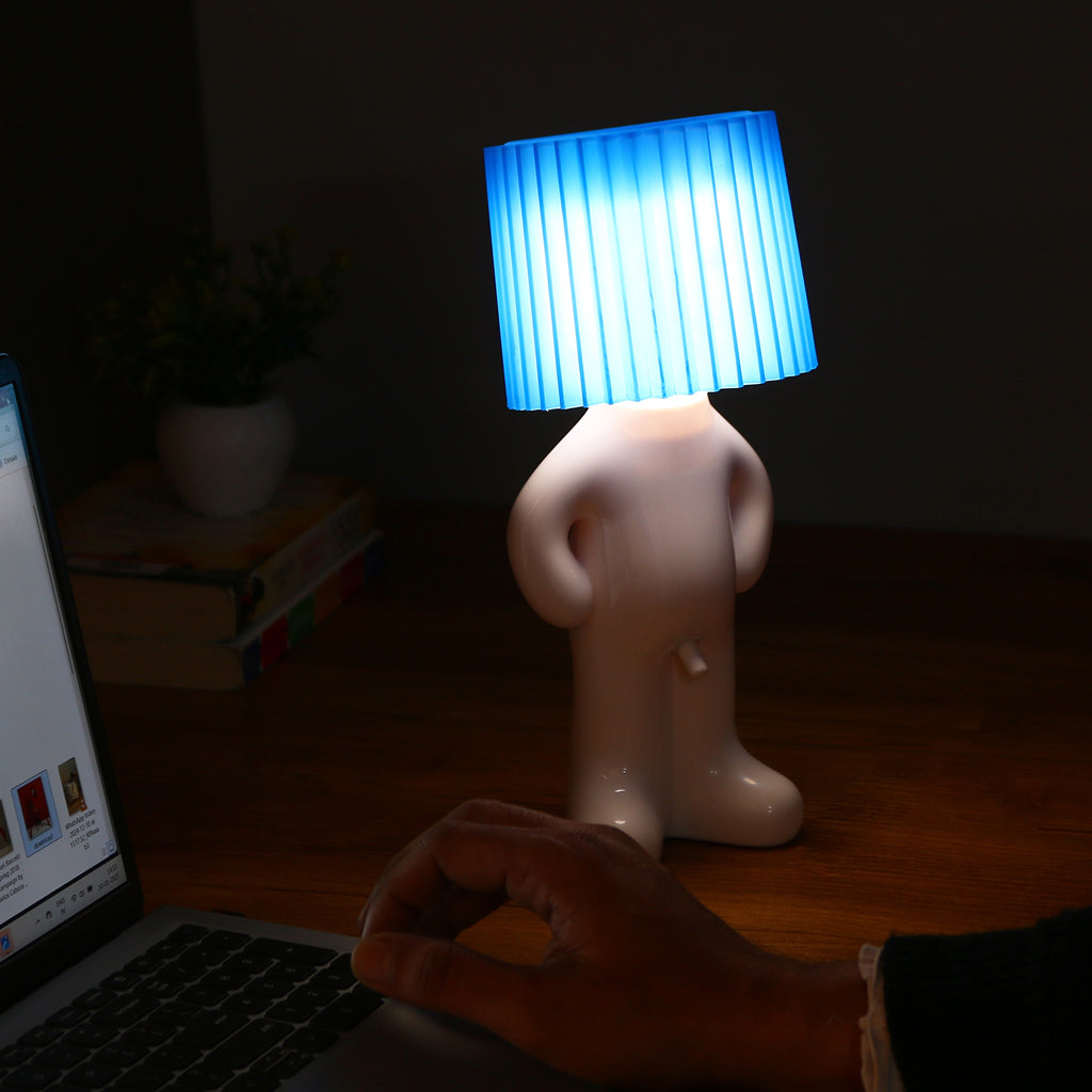 Funny Shy Boy Lamp