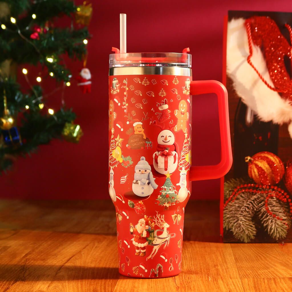 Festive Christmas Flask