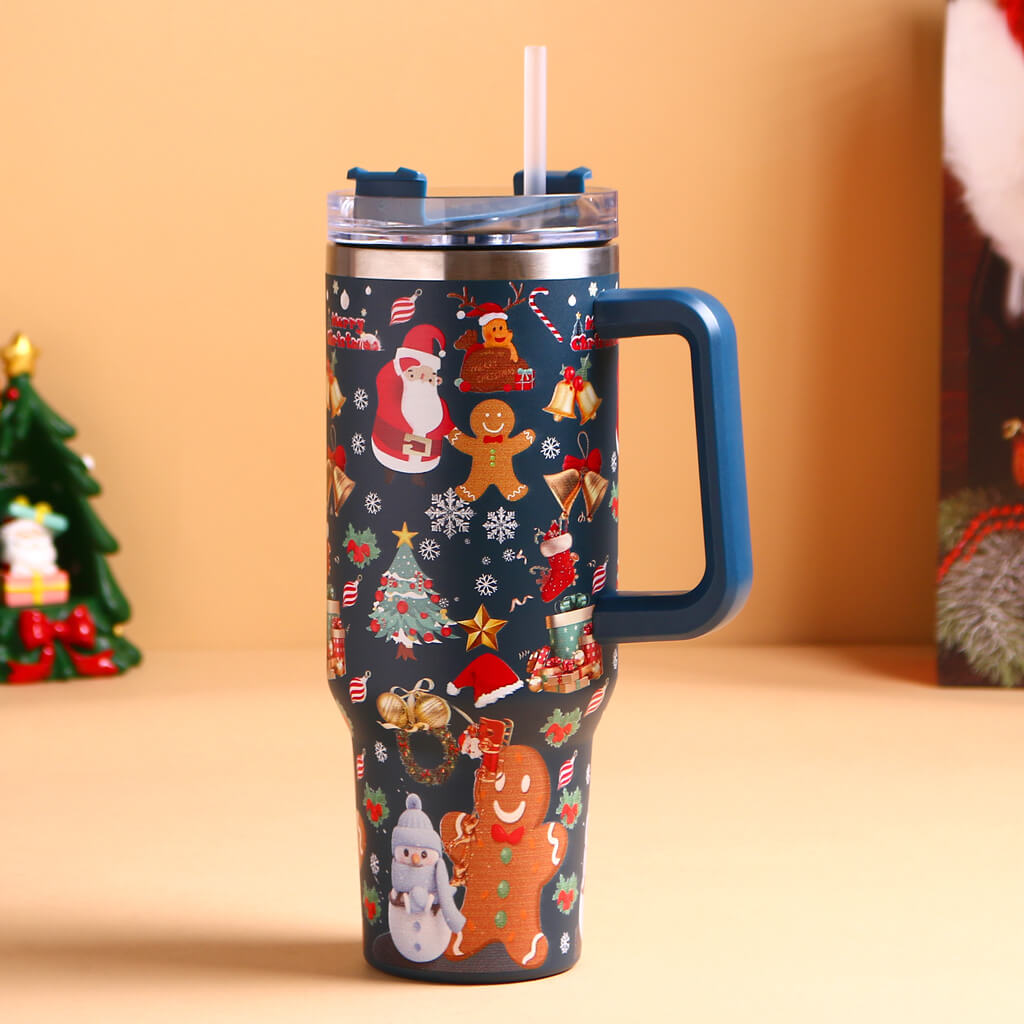 Festive Christmas Flask