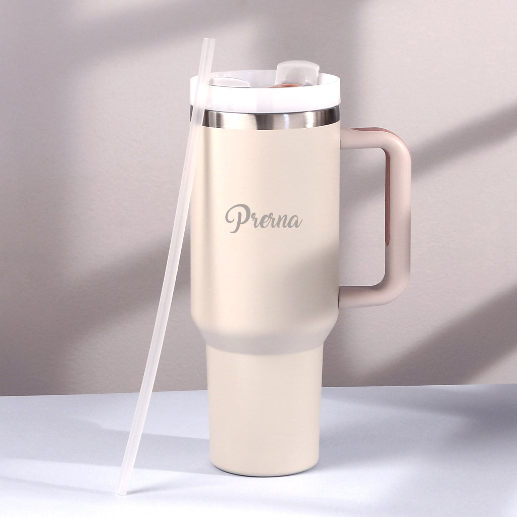 Insulated Sipper Flask with Straw