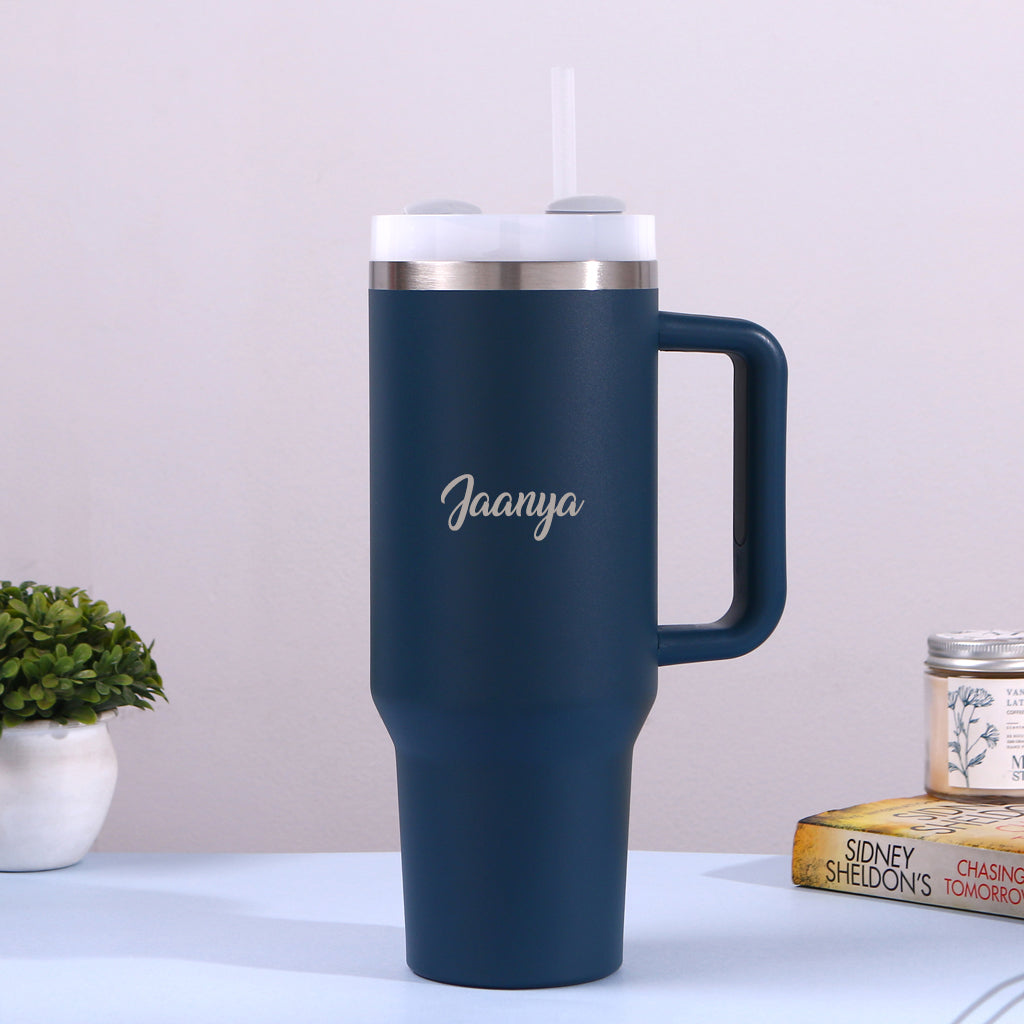 Insulated Sipper Flask with Straw