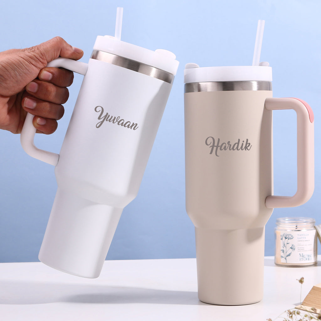 Insulated Sipper Flask with Straw