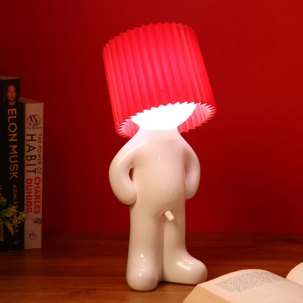 Funny Shy Boy Lamp