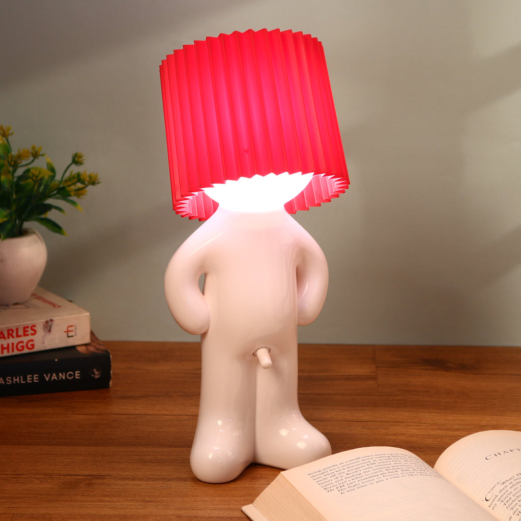 Funny Shy Boy Lamp