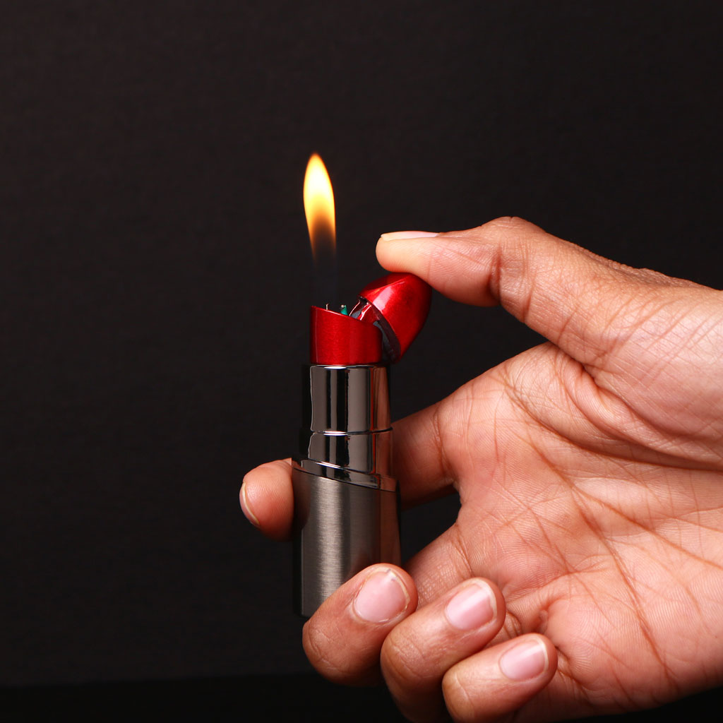 GlamFlame Lipstick Lighter