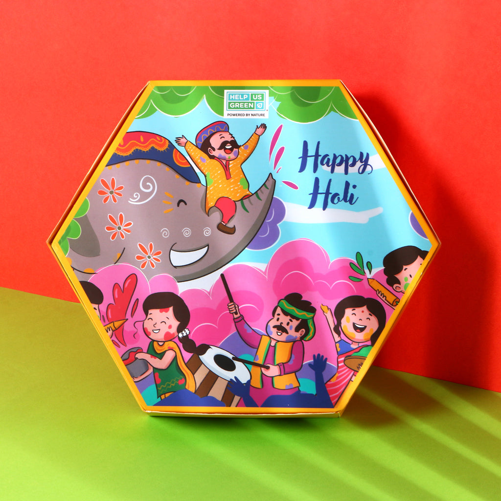 Holi Gulal & Goodies Hamper