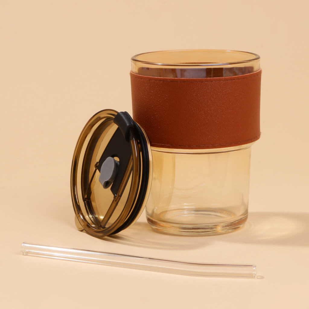 Glass Sipper Tumbler Gift Set