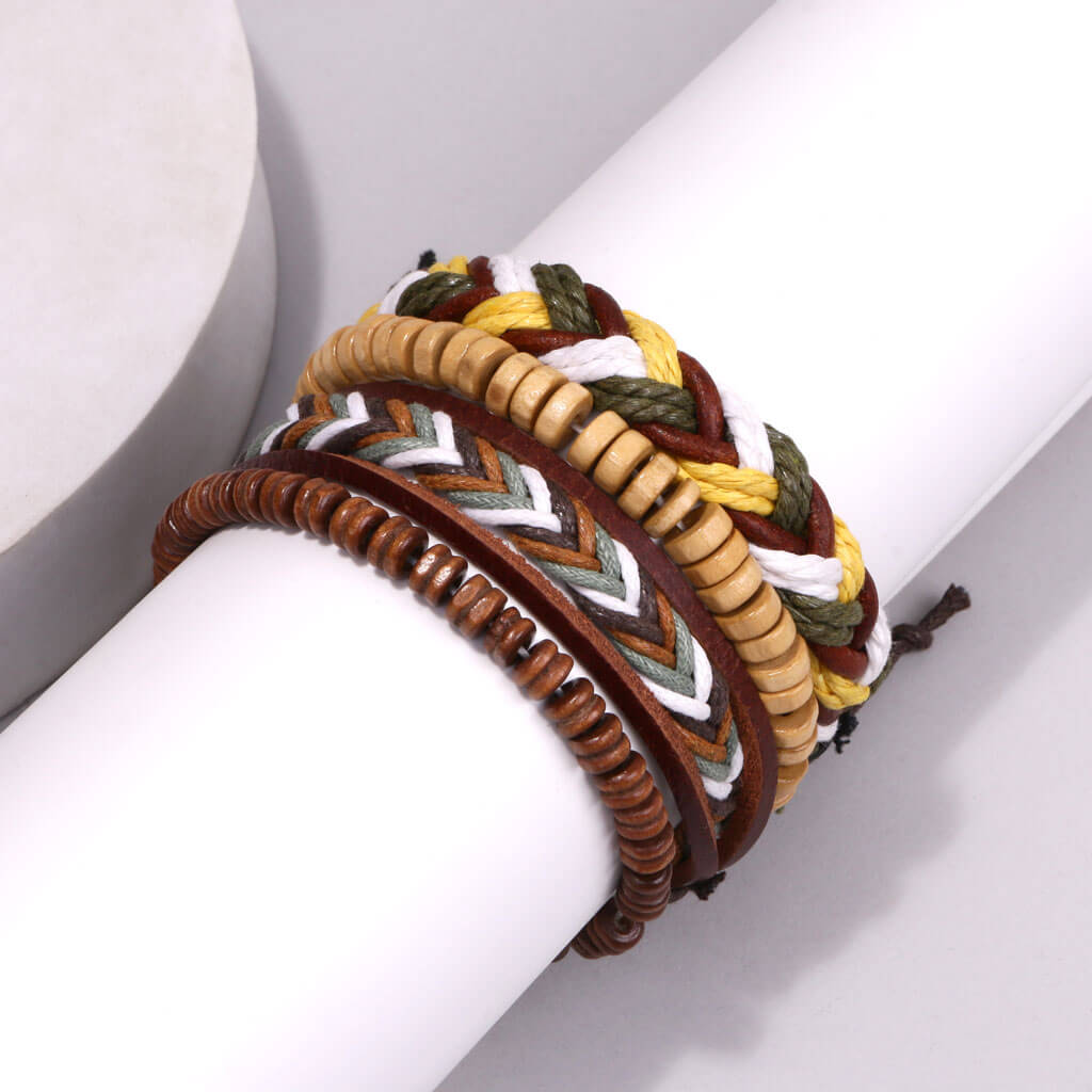 Leather Braided Bracelet