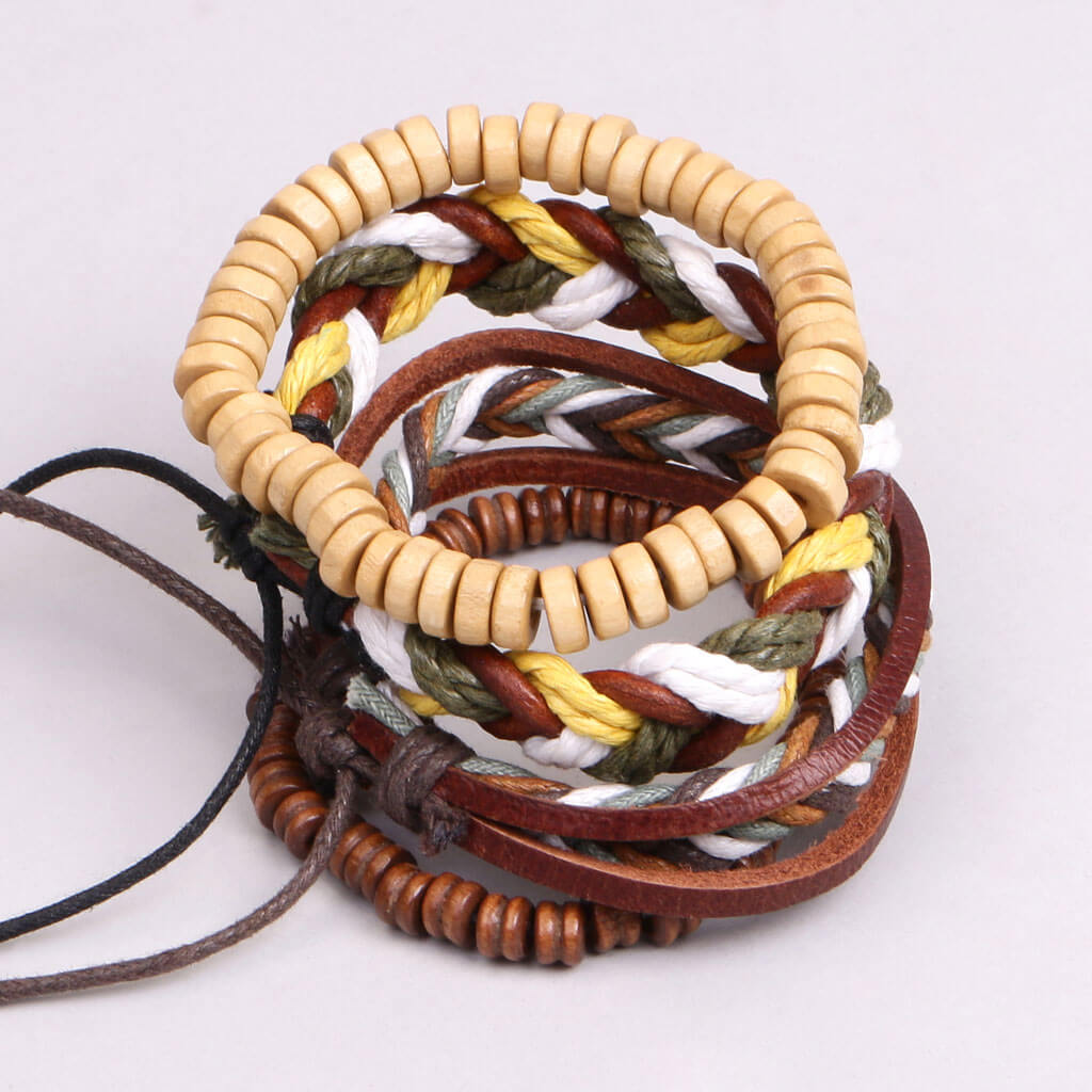 Leather Braided Bracelet