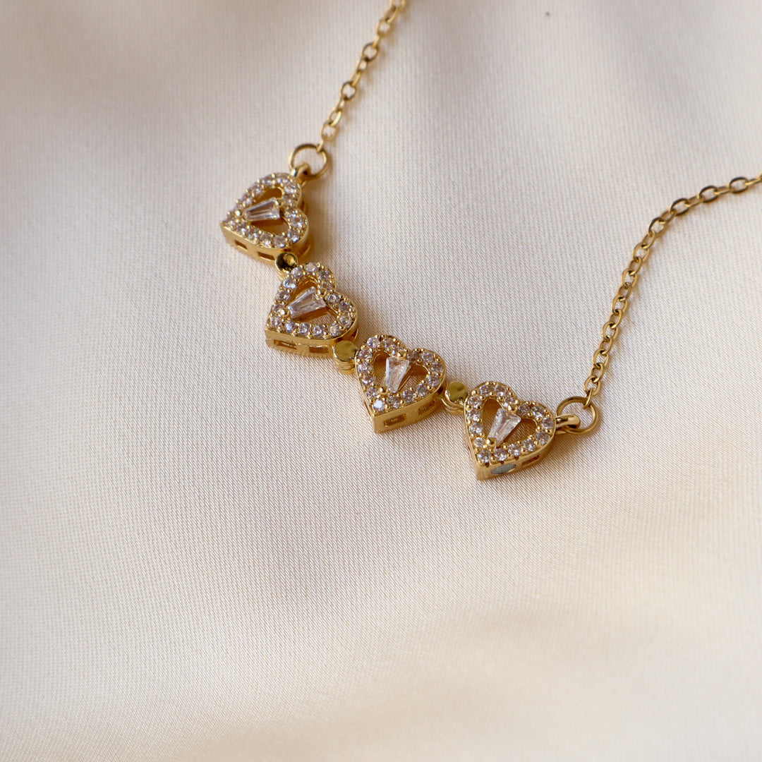 Clover 18K Gold Plated Necklace