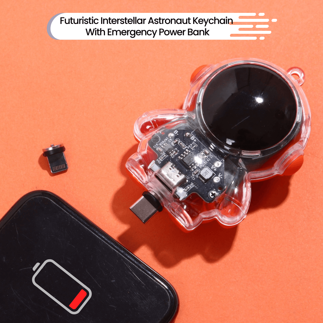 Astro Keychain With Emergency Powerbank 2500mAh(Type C & iPhone)