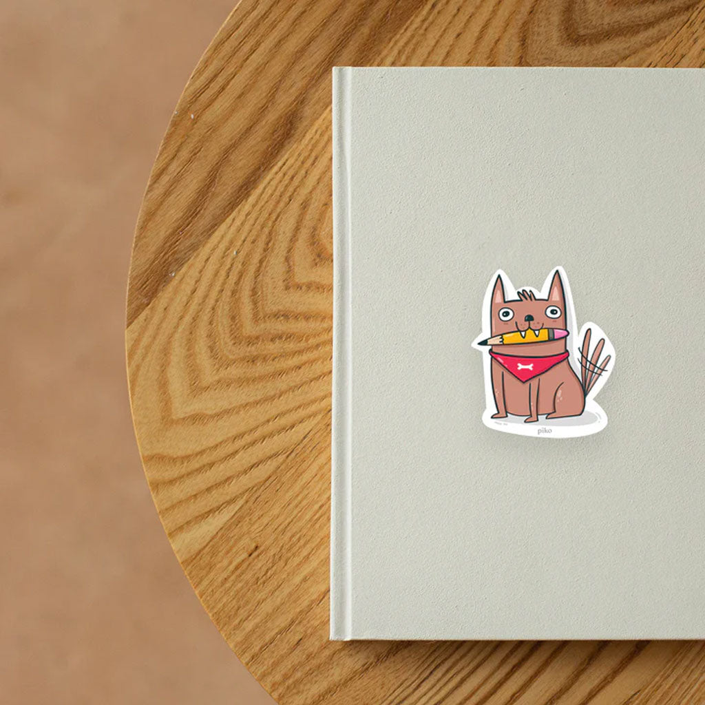 Dog Pencil Sticker