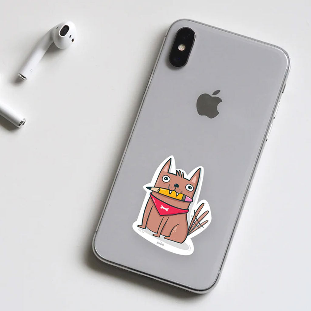 Dog Pencil Sticker