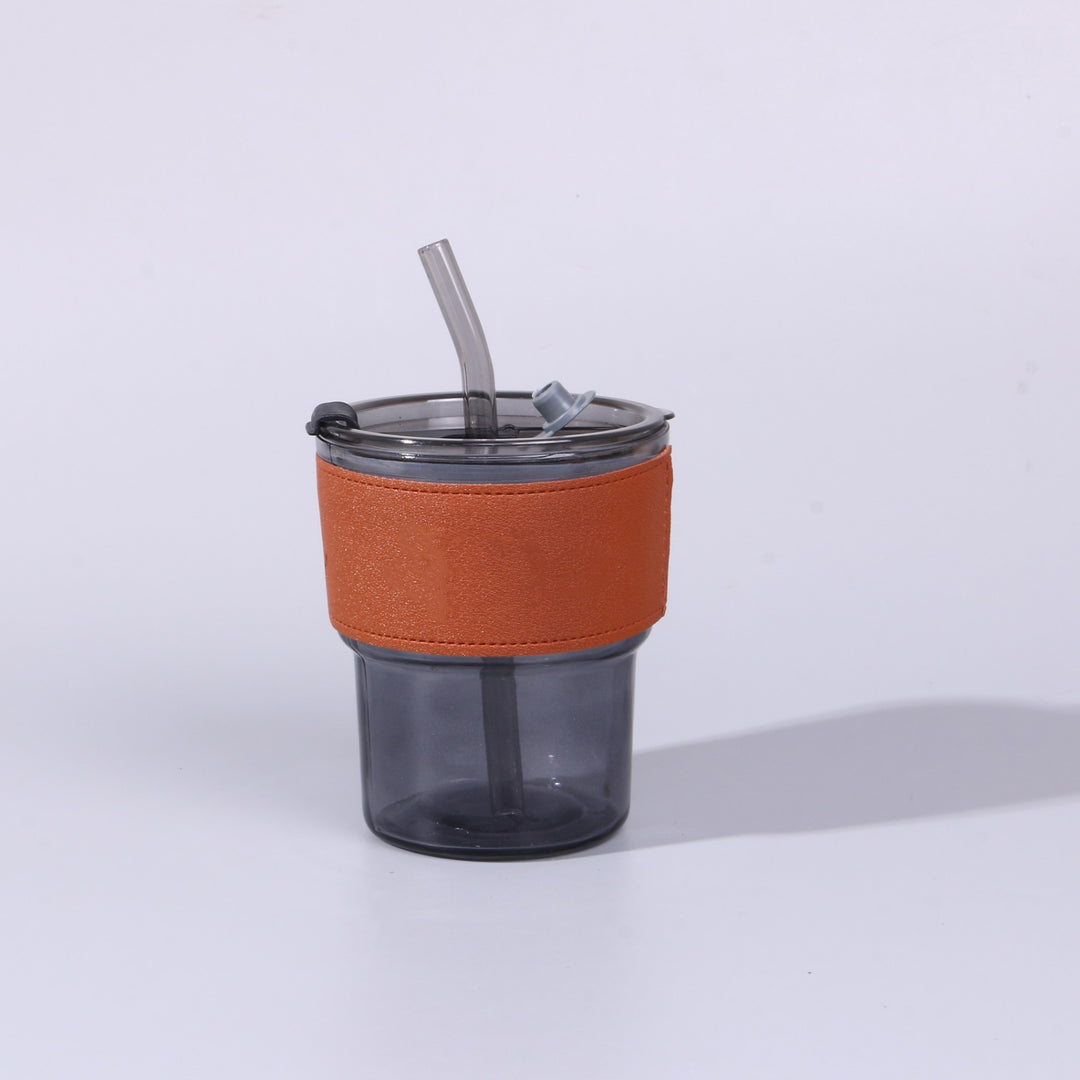 Glass Sipper Tumbler With Lid