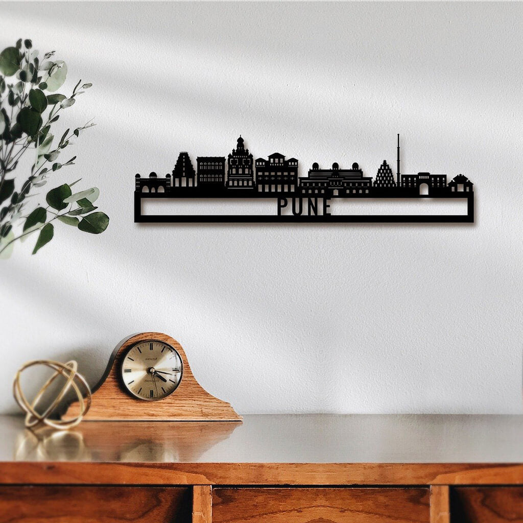 Pune Skyline Wall Hanging