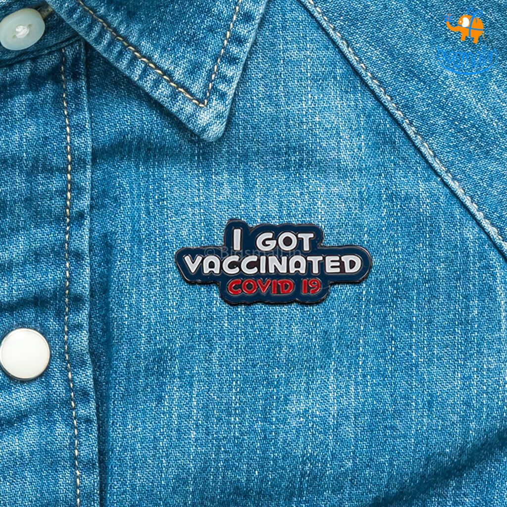 I Got Vaccinated Lapel Pin