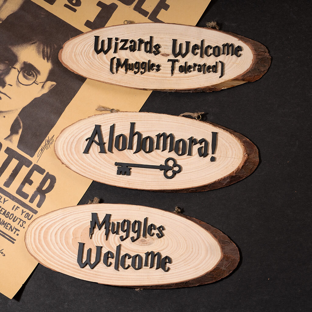 Harry Potter Themed Nameplate – Bigsmall.in