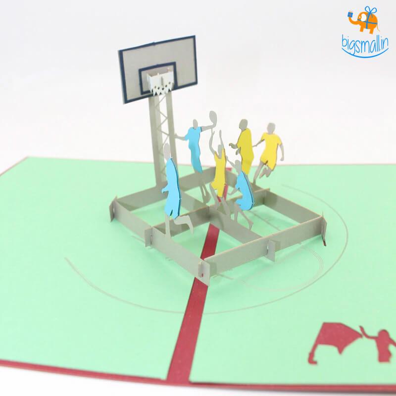 Basketball Pop up Card