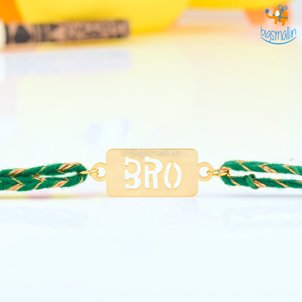 Bro Metallic Rakhi