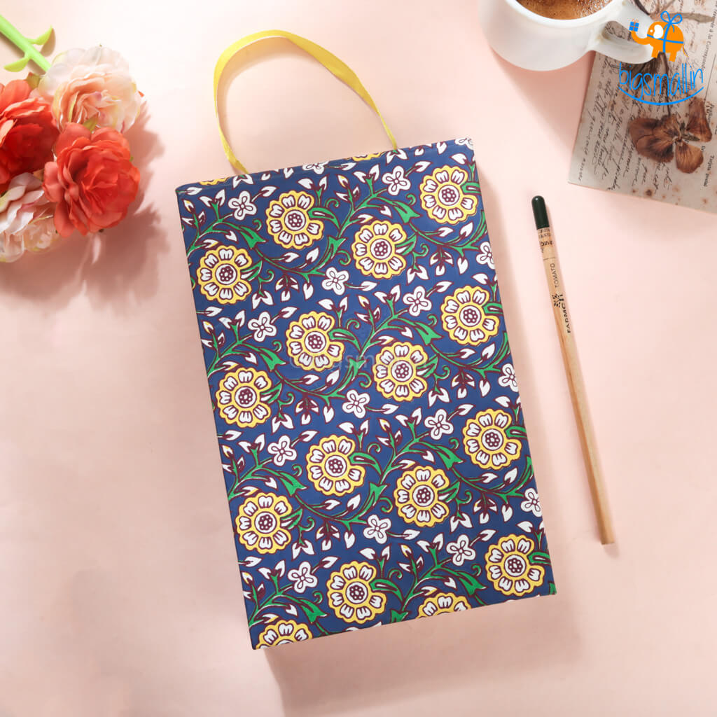 Handmade Floral Sketch Book