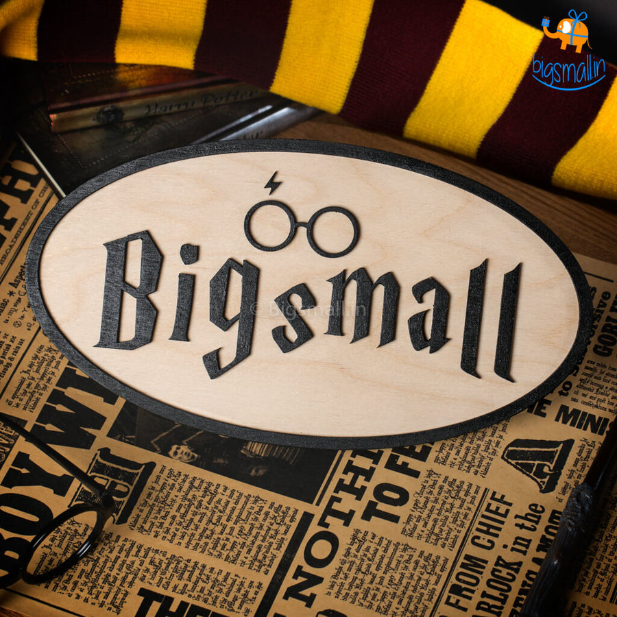 Personalized Harry Potter Themed Nameplate – Bigsmall.in