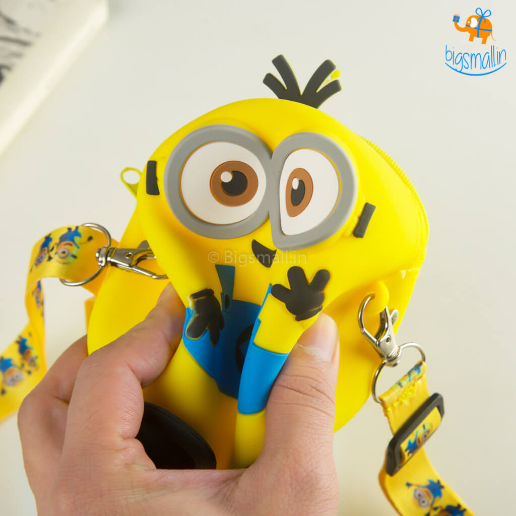 Buy Minion Silicone Sling Pouch Bag Online in India  Bigsmallin