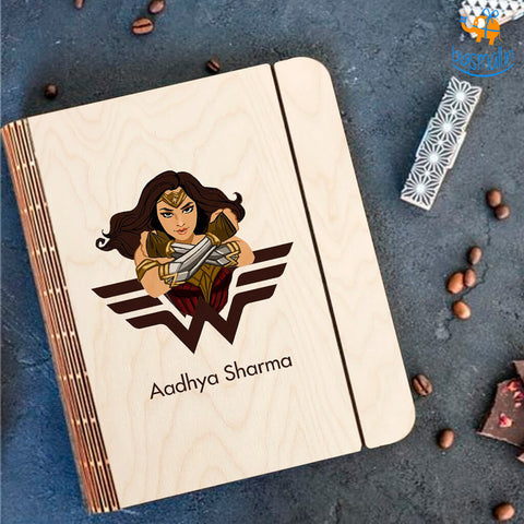 Just call me Wonderwoman gift frame | Personalised minifigure gifts